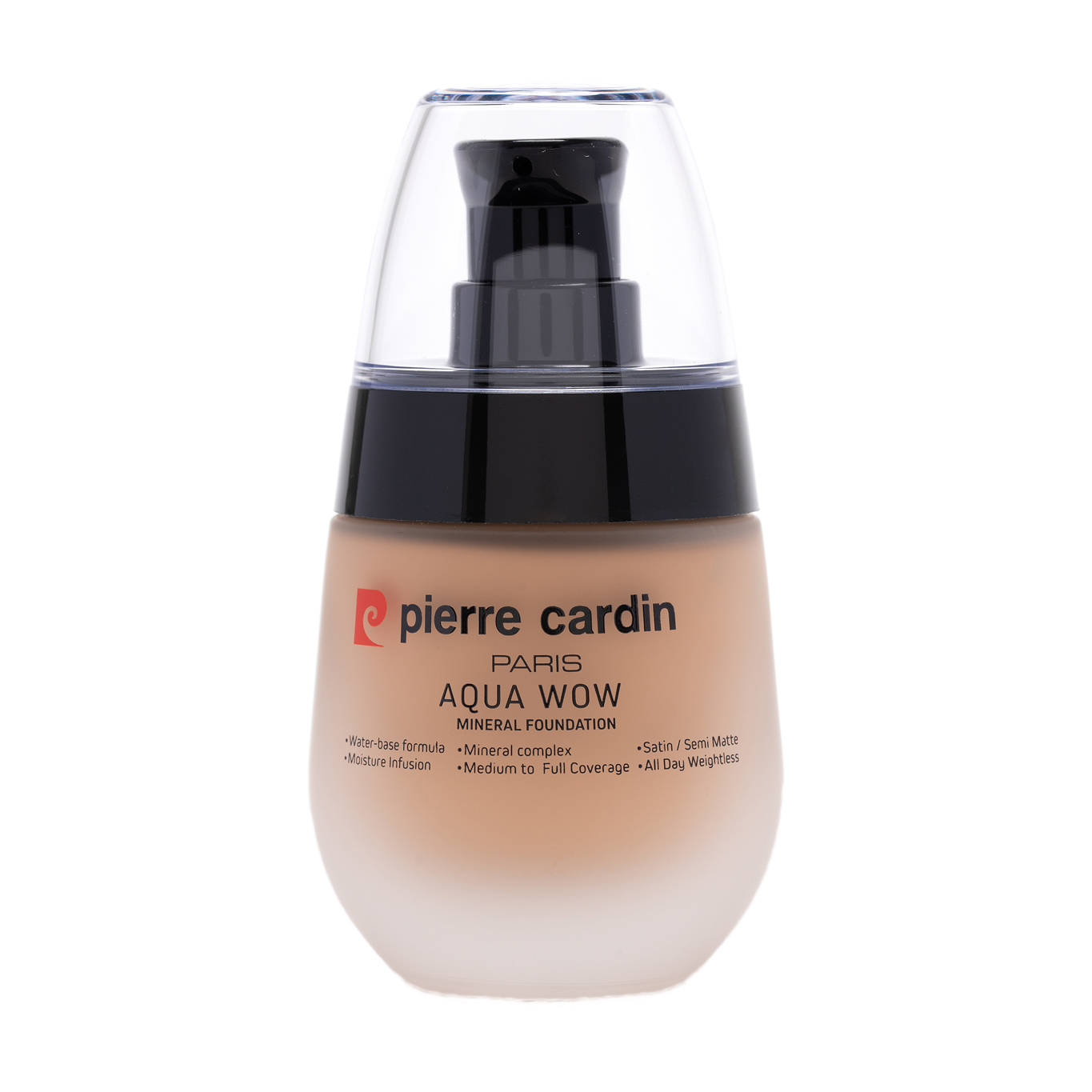 Тональна основа для обличчя Pierre Cardin Aqua Wow Mineral Foundation, Medium Skin with Very Warm, 30 мл